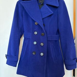 BCBGMaxAzria Royal Blue Pea Coat